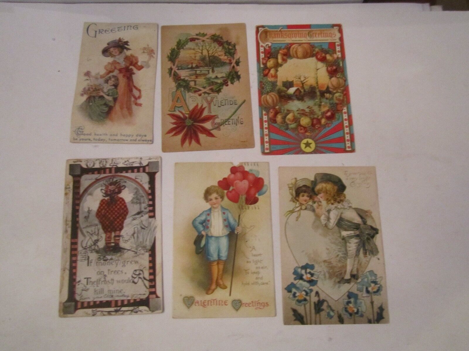 (24) EARLY 1900'S POSTCARDS - GREETING POST CARDS - LOT 9 - TUB BBA-7
