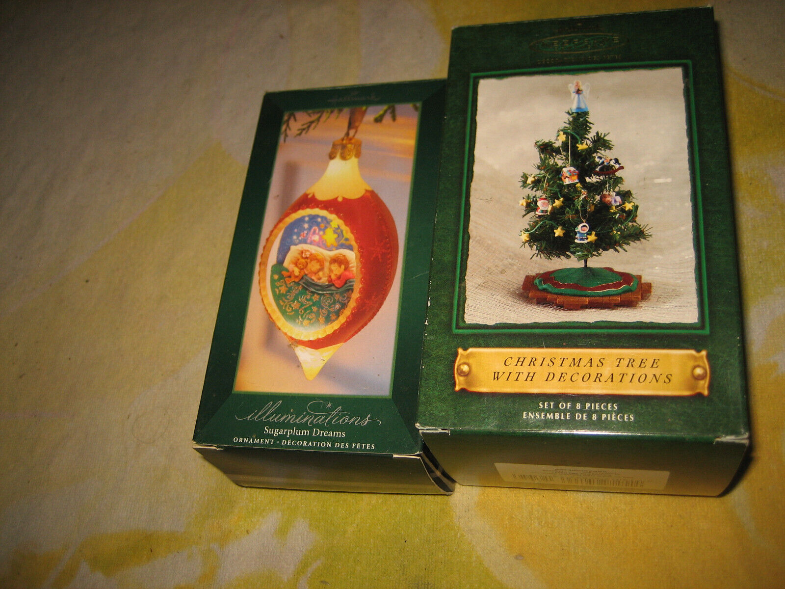 Two Vintage Hallmark Keepsake Christmas Ornaments