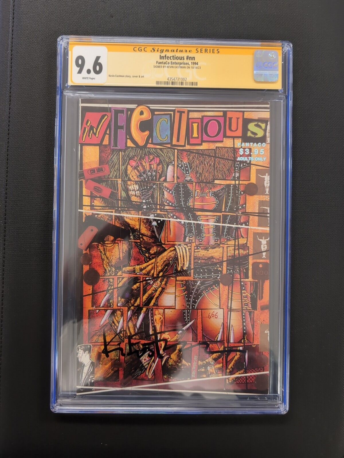 EXTREMELY RARE Infectious (1994) #1 CGC Signature Series 9.6 NM/MT