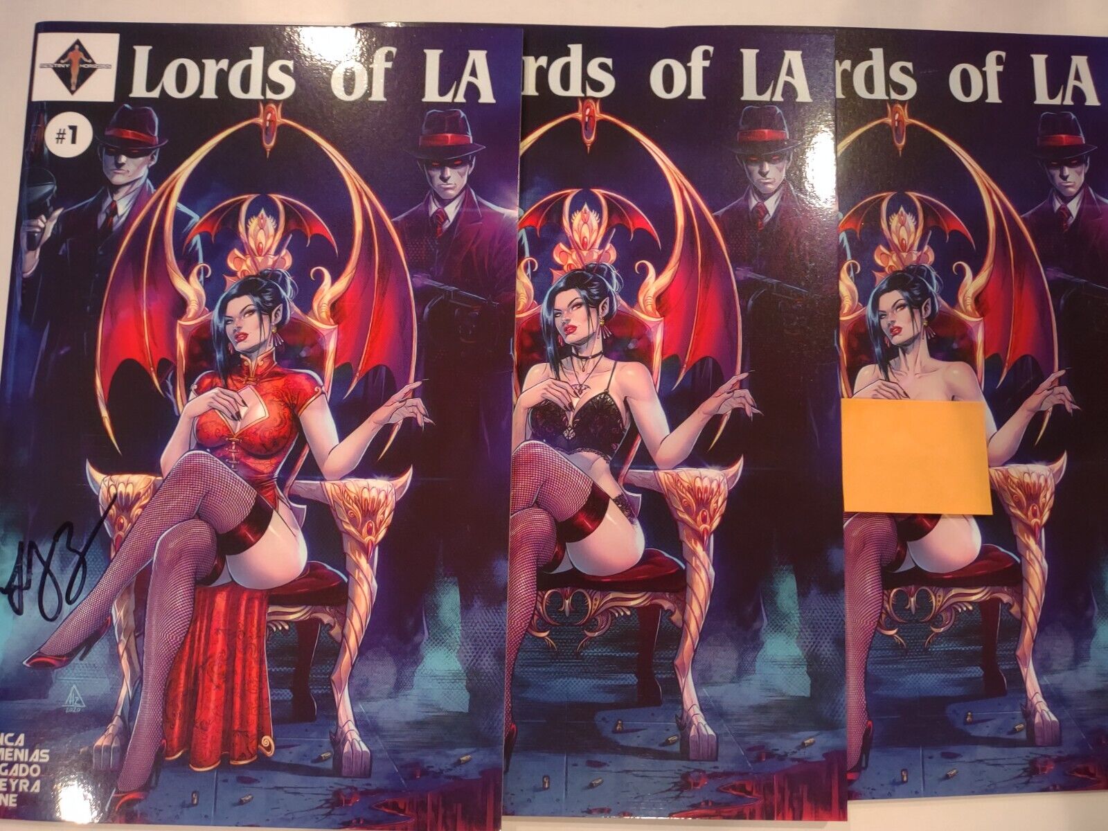 Lords of L.A. #1 - Set of 3 Reg/Naughty/Nude - ALL SIGNED - Destiny Horizons