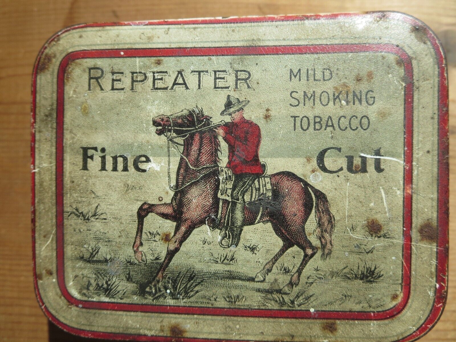 Vintage Repeater Tobacco Tin