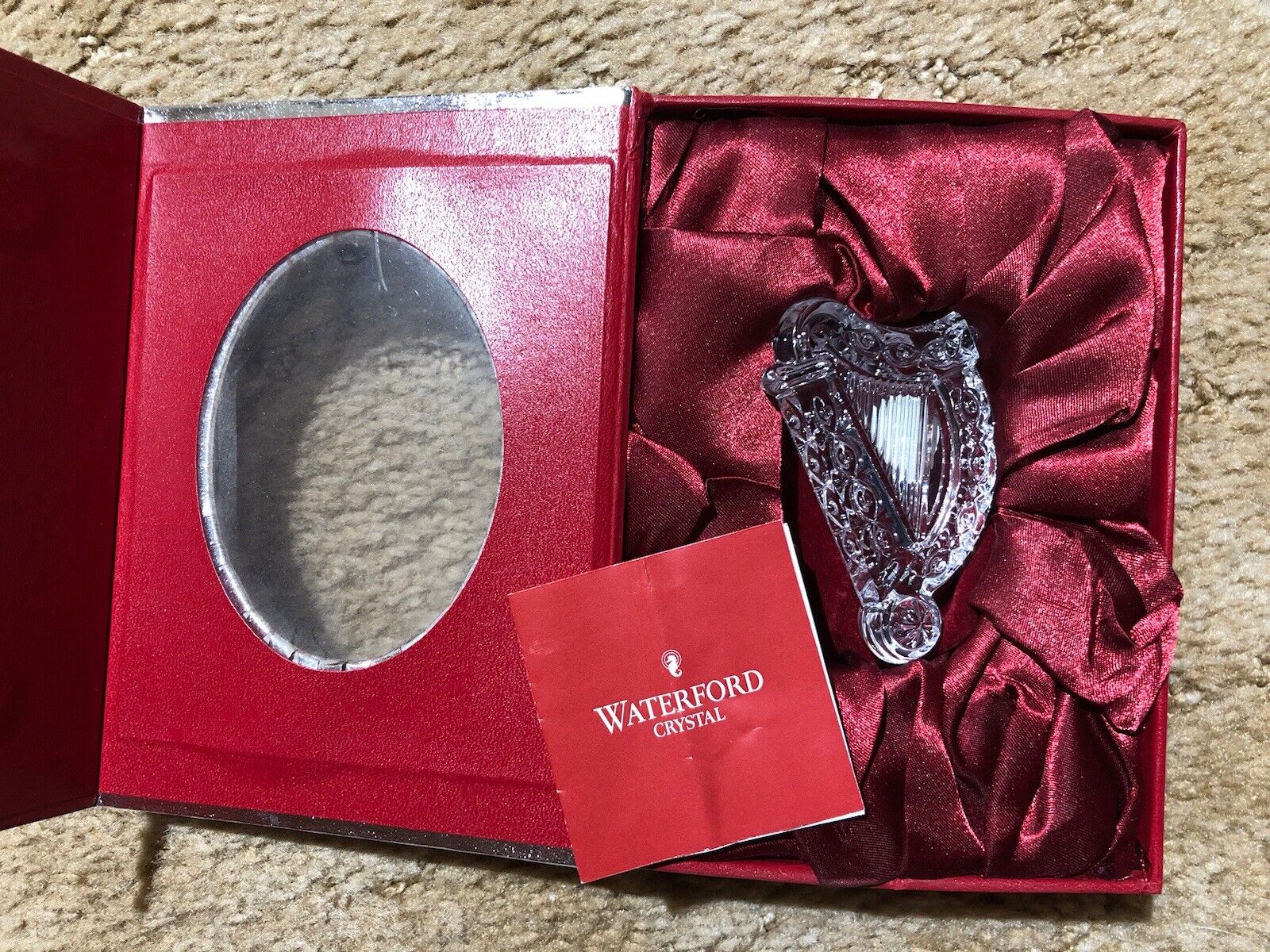 WATERFORD CRYSTAL ~  Harp ~ 2012 with box