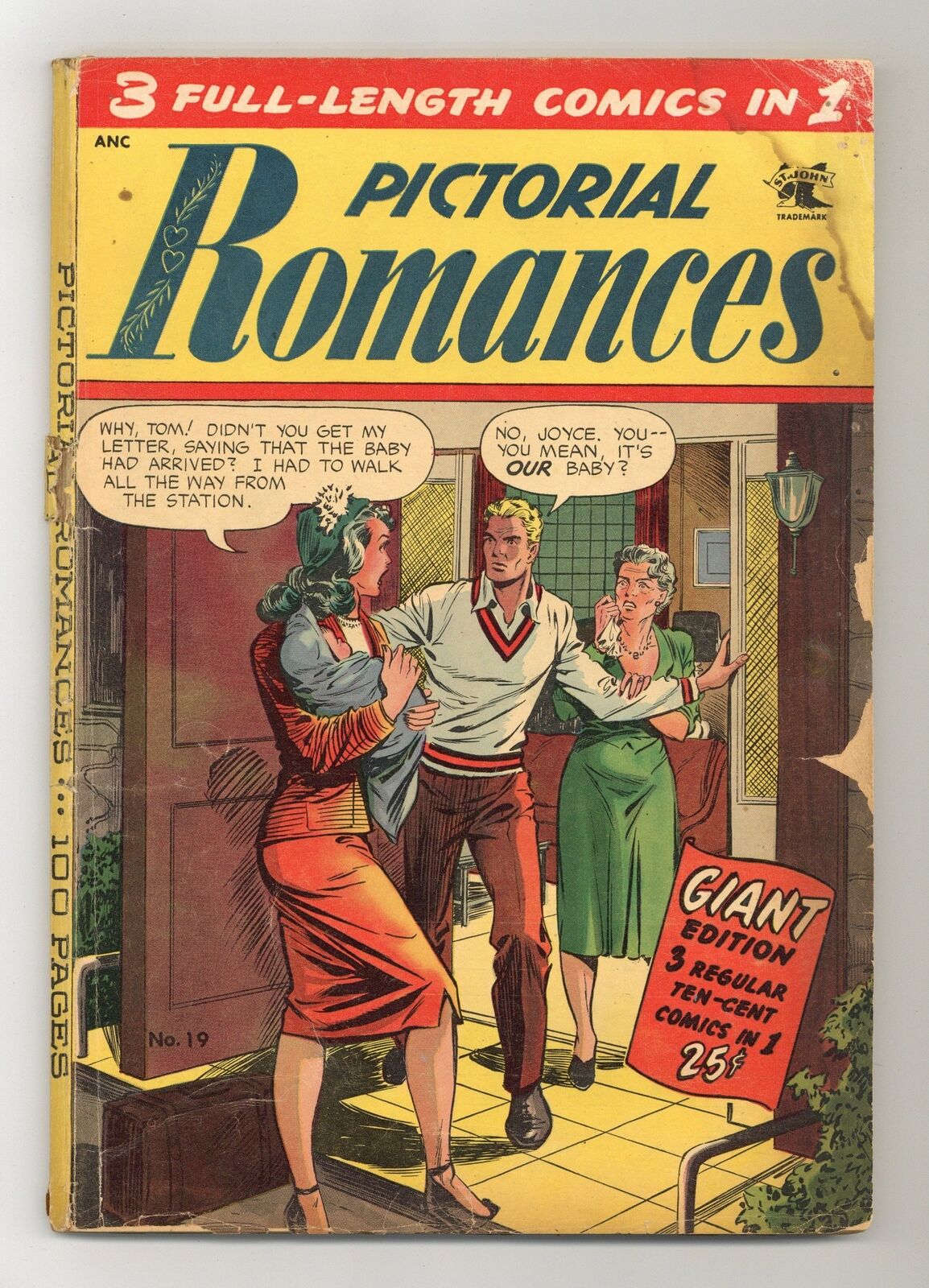 Pictorial Romances #19 GD+ 2.5 1953
