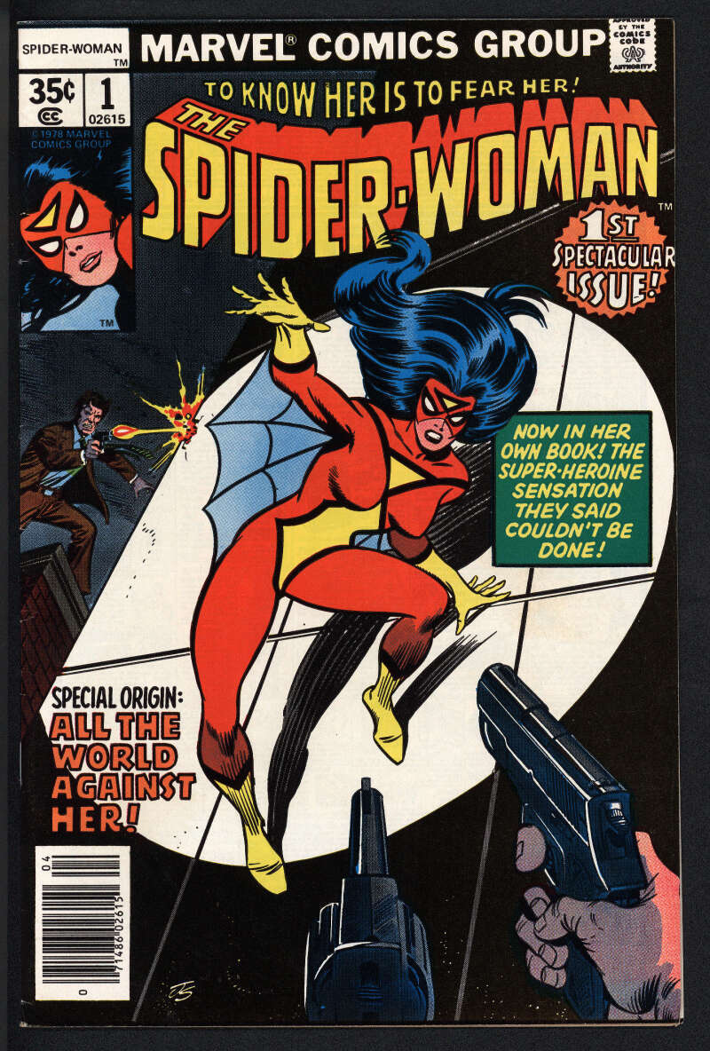 SPIDER-WOMAN #1 7.5 // NEW ORIGIN OF SPIDER-WOMAN MARVEL COMICS 1978