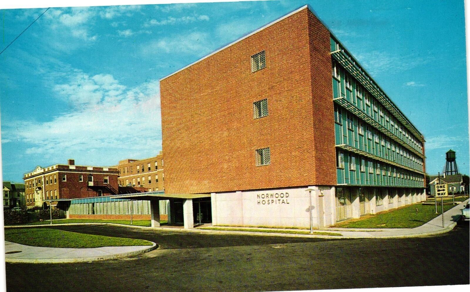 Vintage Postcard- Norwood Hospital, Norwood, MA