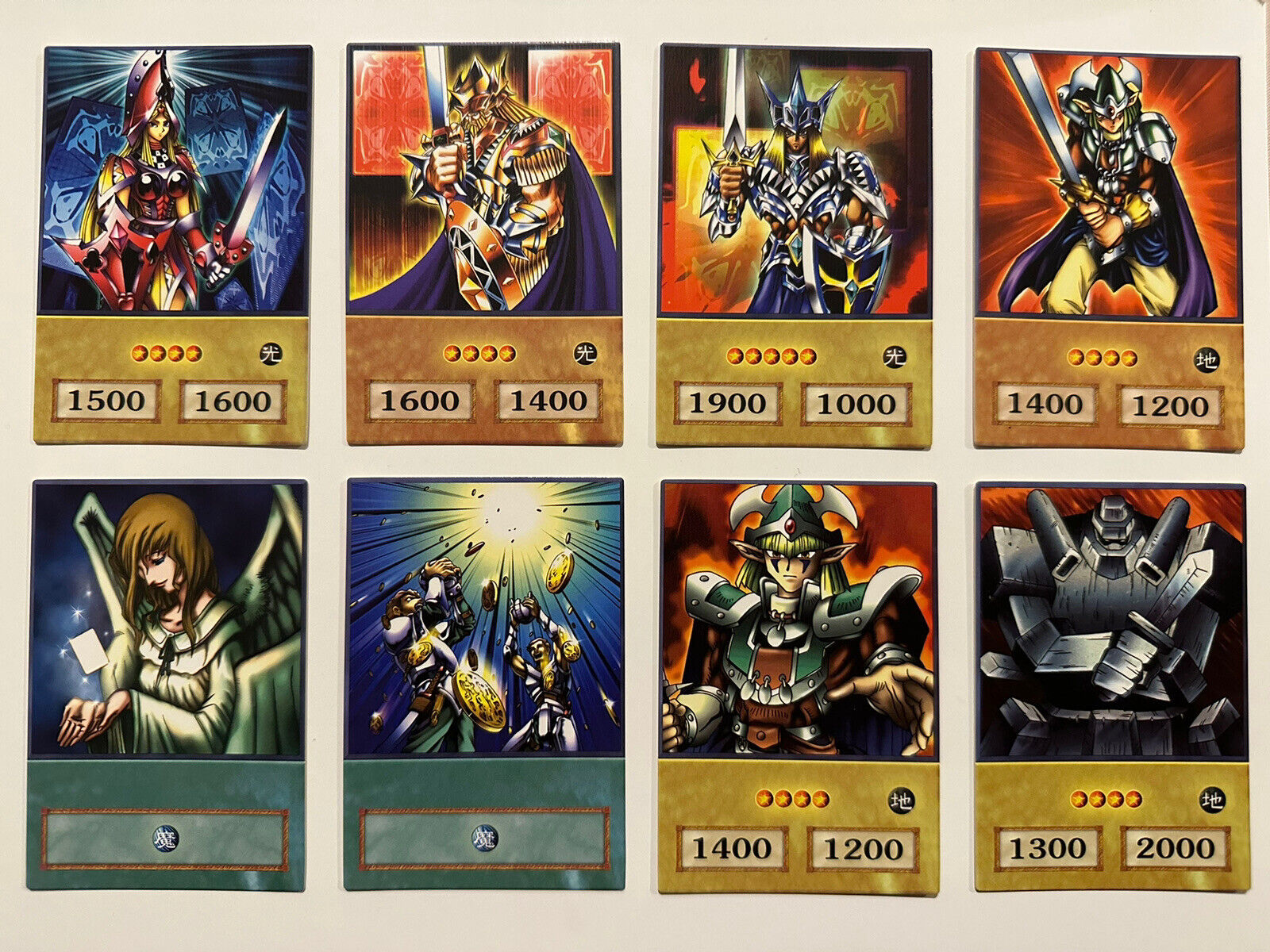 Yu-Gi-Oh Anime Style - King Queen Jack Knight Graceful Charity Cards Of Sanctity
