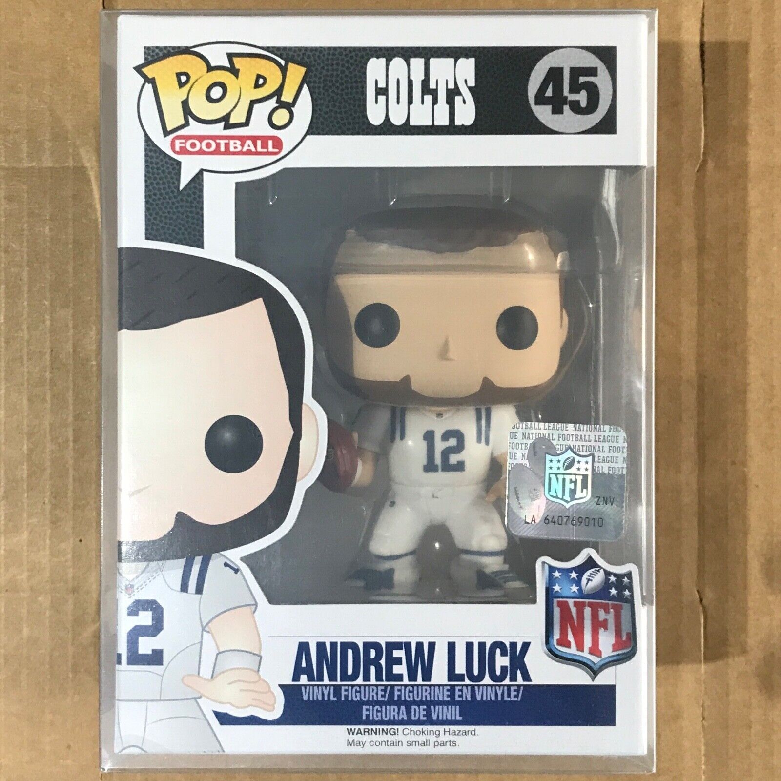 Funko Pop Andrew Luck #45, Indianapolis Colts, Football, NFL - MINT