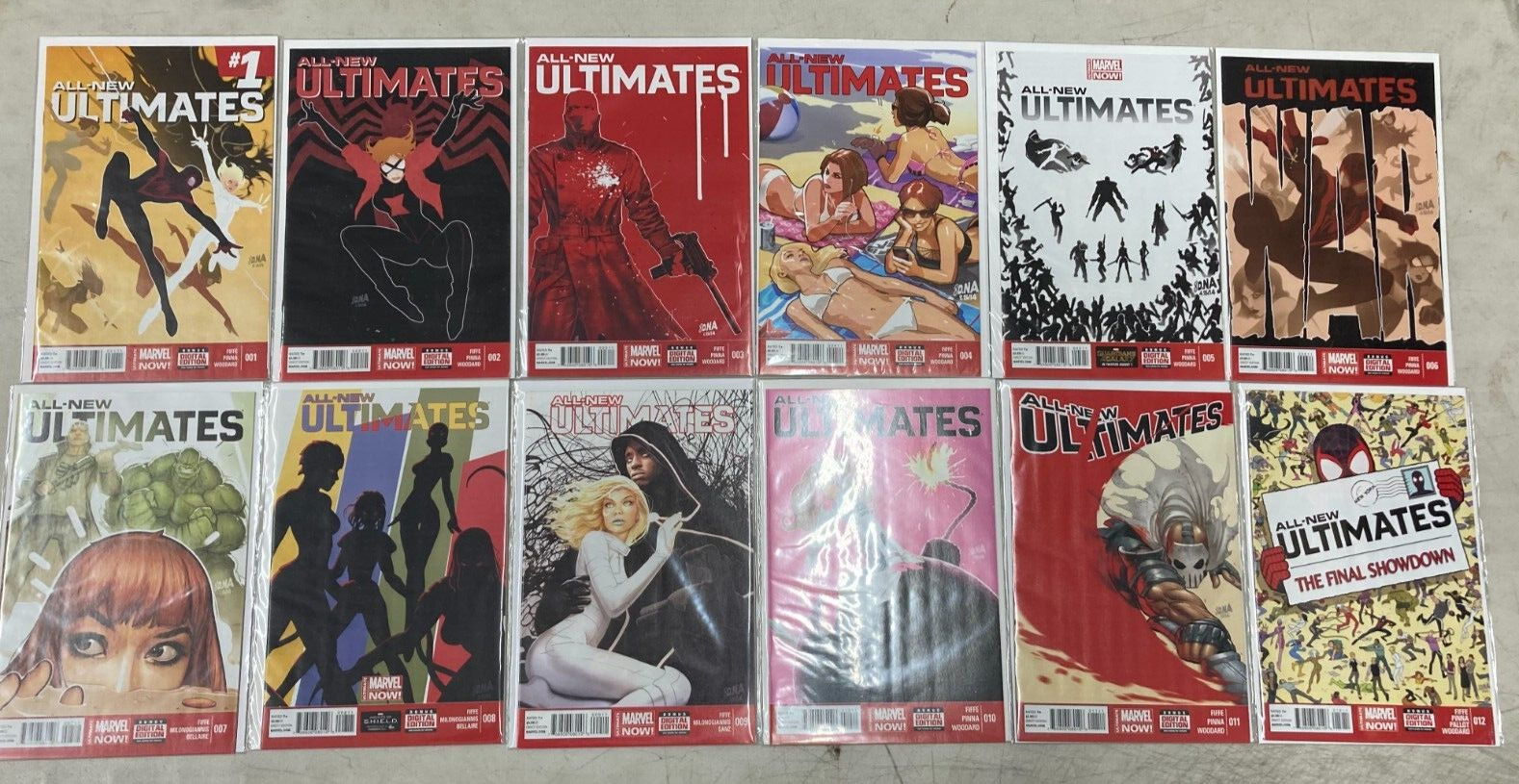 All-New Ultimates Complete Series Set Issues 1-12 Miles Morales Marvel Comics