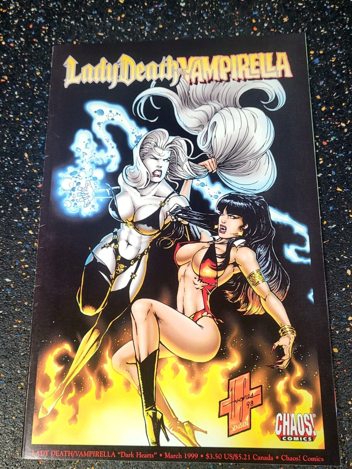 Lady Death/Vampirella -Dark Hearts #1 (1999 Chaos Comics)