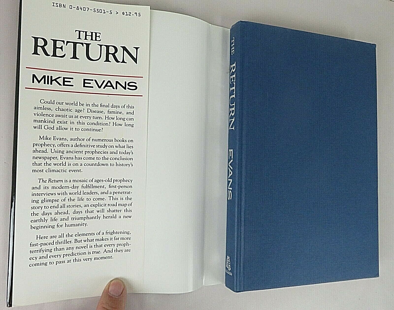 The Return Mike Evans Prophecy Fulfillment Novel 1986 HB VG