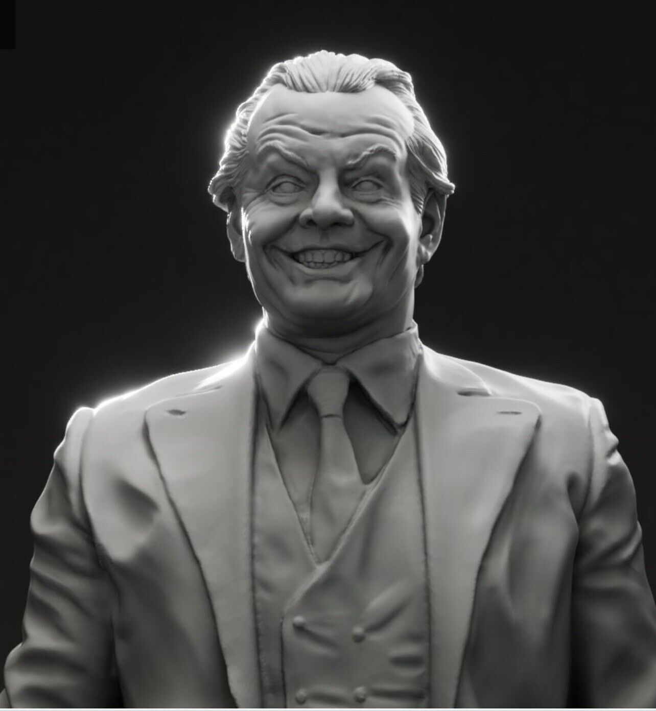 Jack Nicholson - The Joker - Batman 3D Bust HUGE 241mm