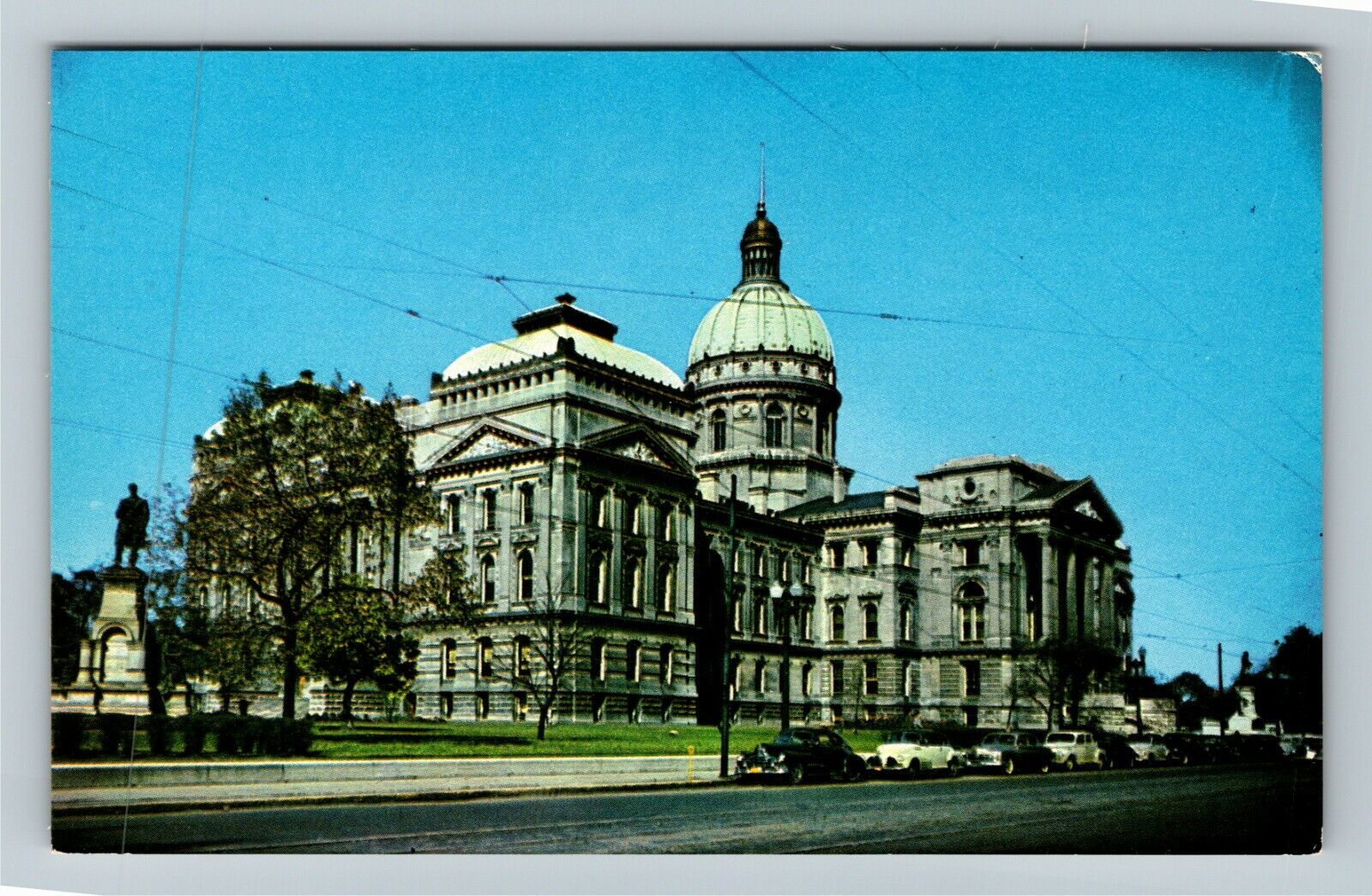 Indianapolis IN-Indiana, Indiana State House, Vintage Postcard
