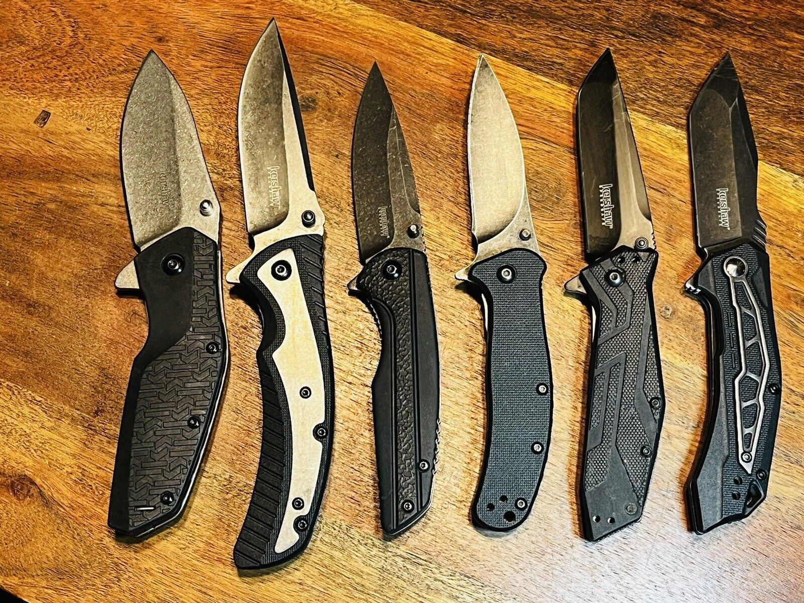 TSA CONFISCATED Kershaw Folding Knives (Lot of 6) 1376 1990 1730 1345 1312 3850