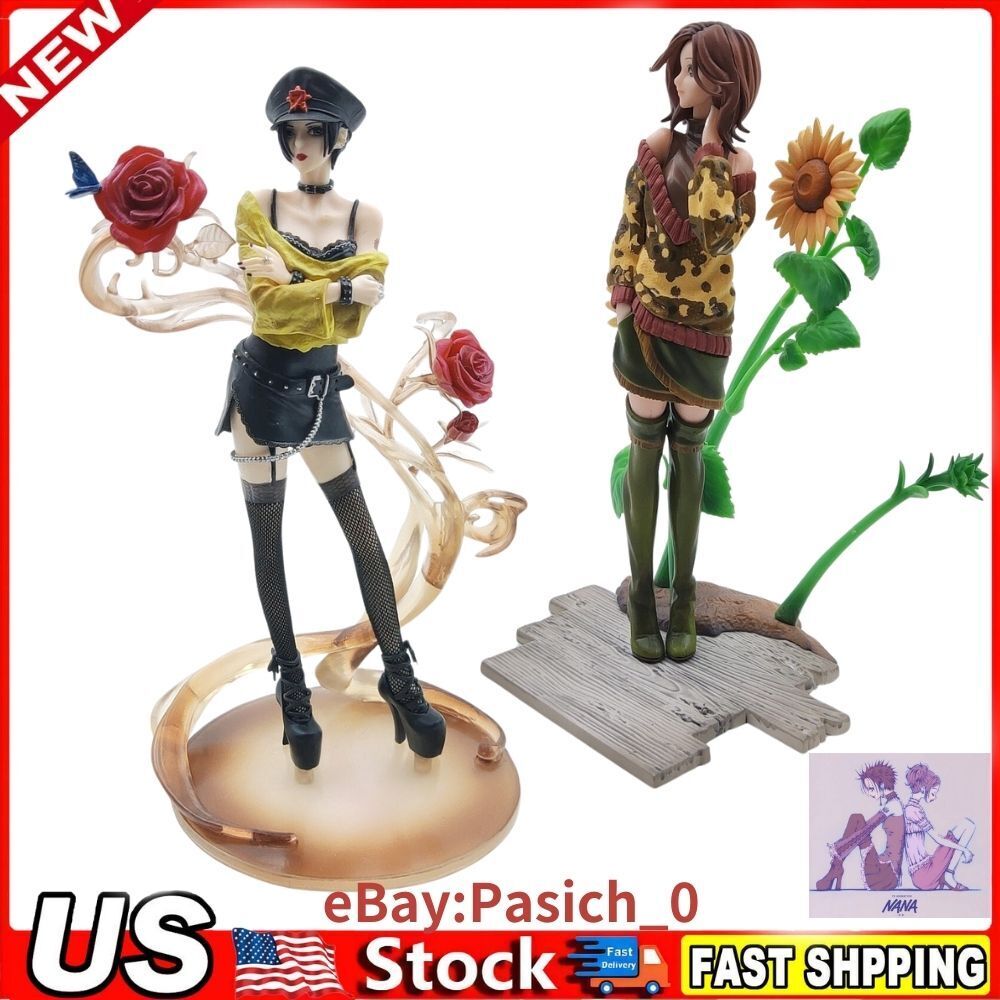 2pcs/Set Anime Nana Osaki & Nana Komatsu PVC Figure Statue New No Box Toy Model