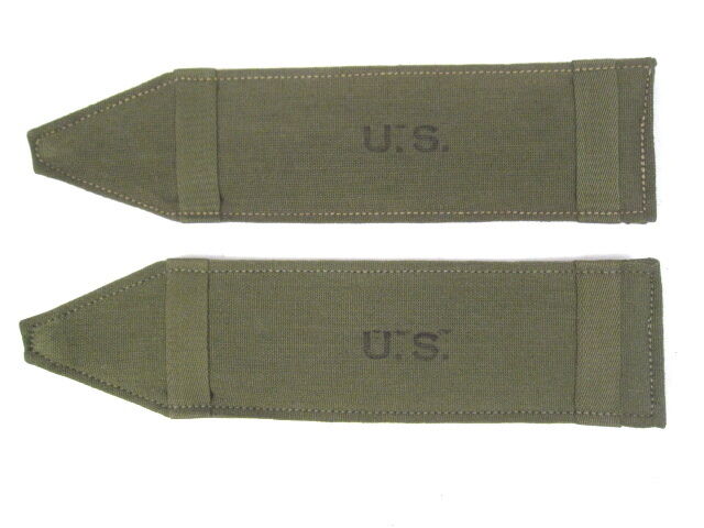 WWII US Army M1936 or M1944 Suspenders - Shoulder Pad Set- Dated 1945 - Unissued