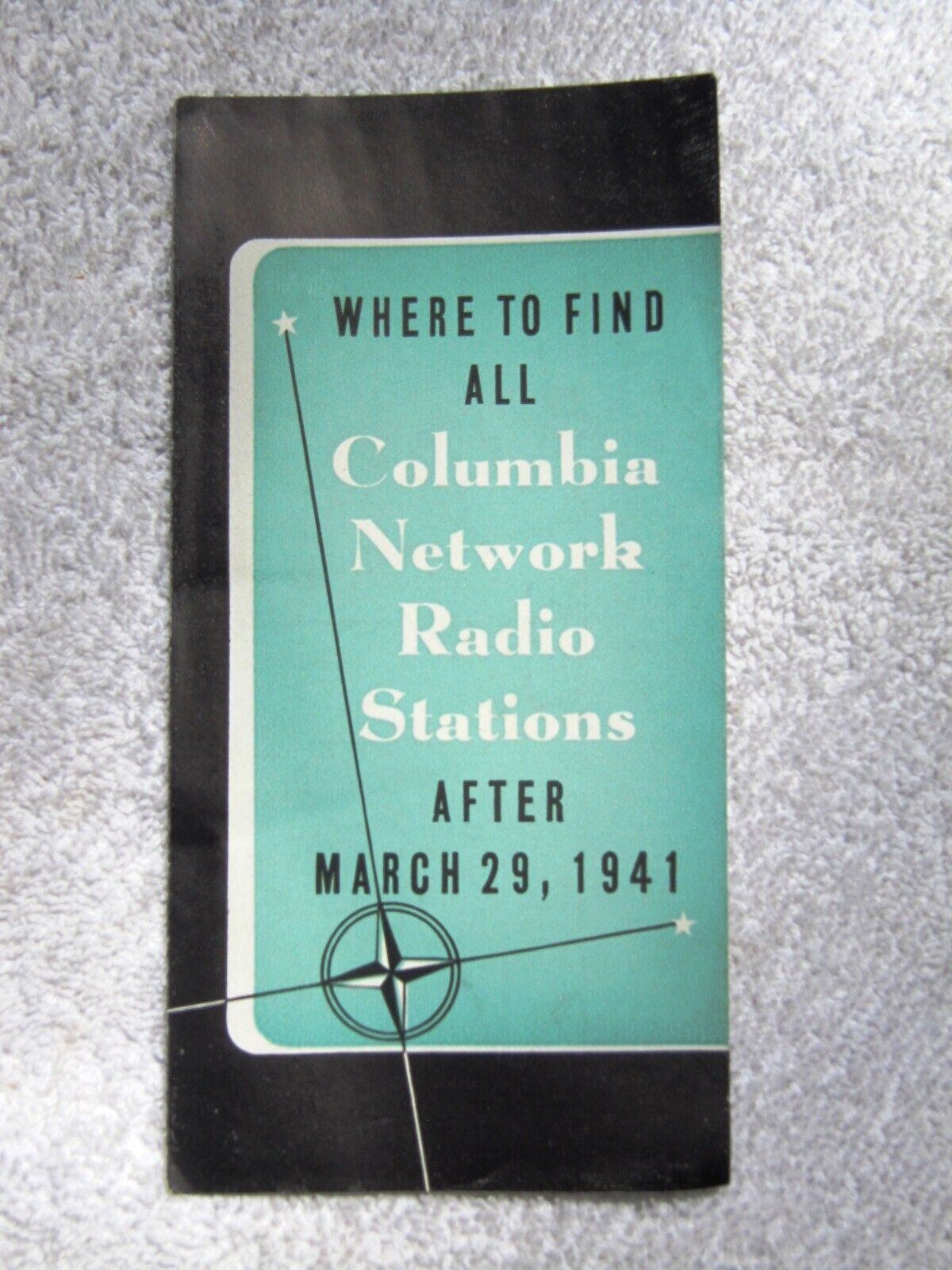  March 29, 1941 AM Station Reassigment Find All COLUMBIA NETWORK RADIO STATIONS