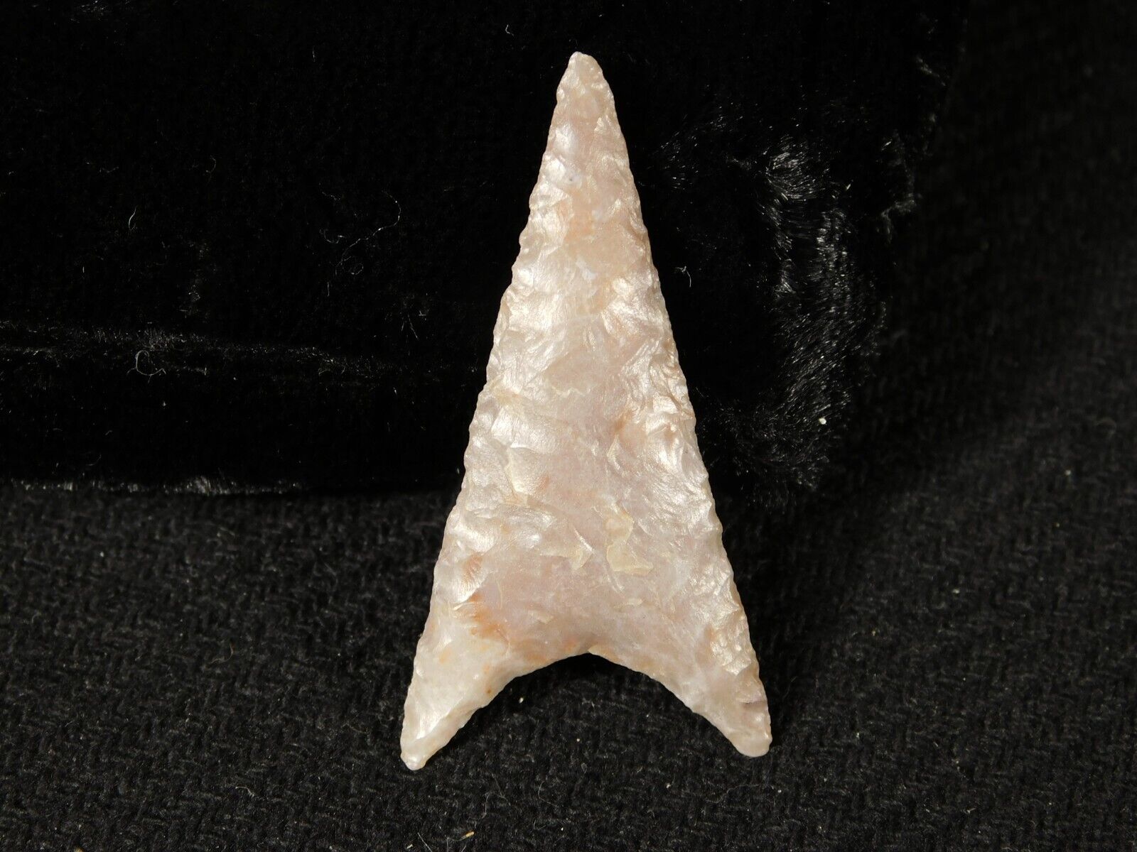 Ancient DEEP CONCAVE Base Form Arrowhead or Flint Artifact Niger 2.97