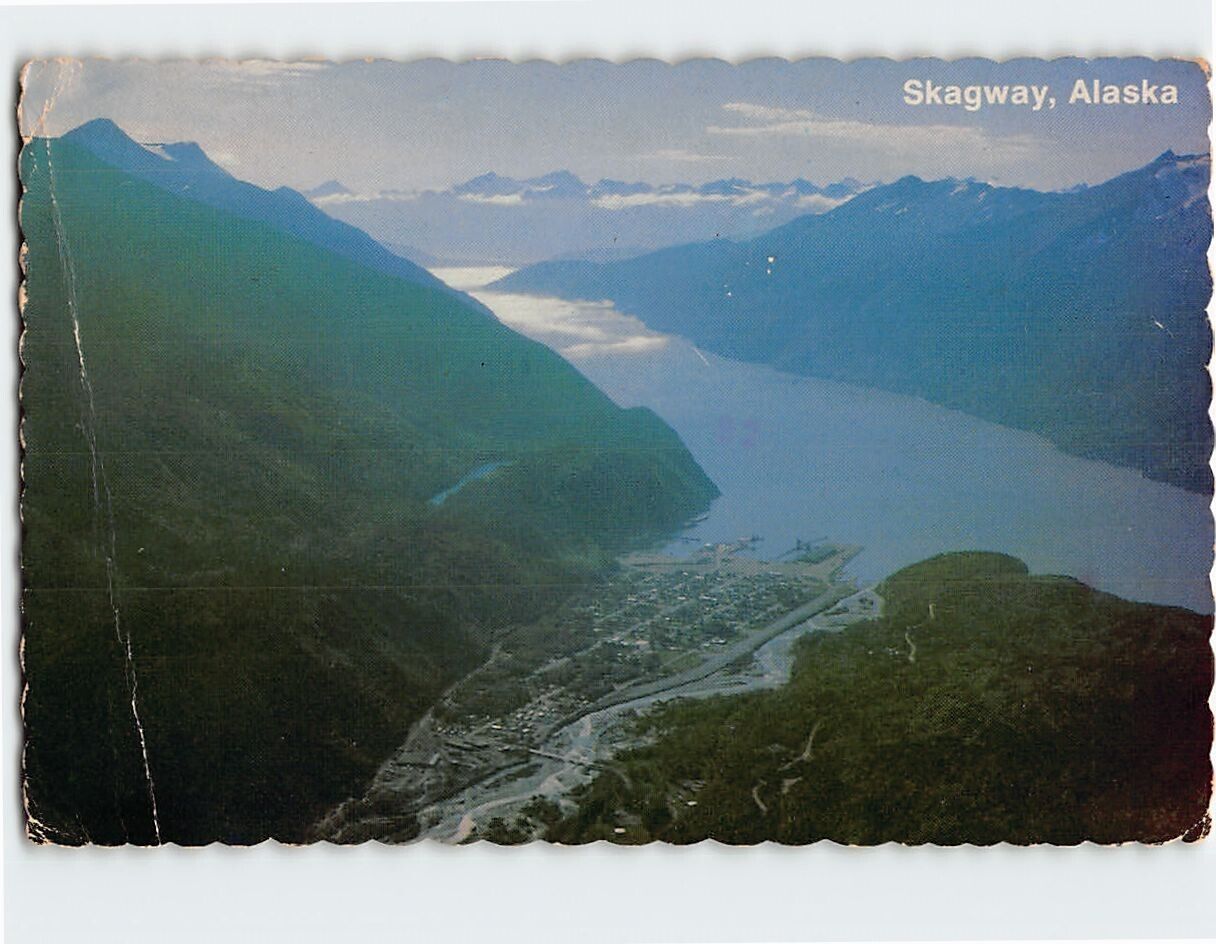Postcard Skagway and Lynn Canal Alaska USA