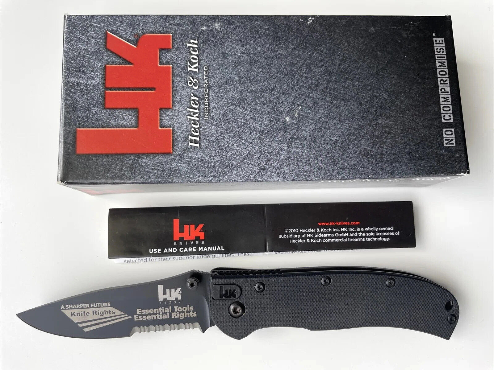 Heckler&Koch Benchmade HK 14302SBT Mini-Ascender Folding Knife 2010