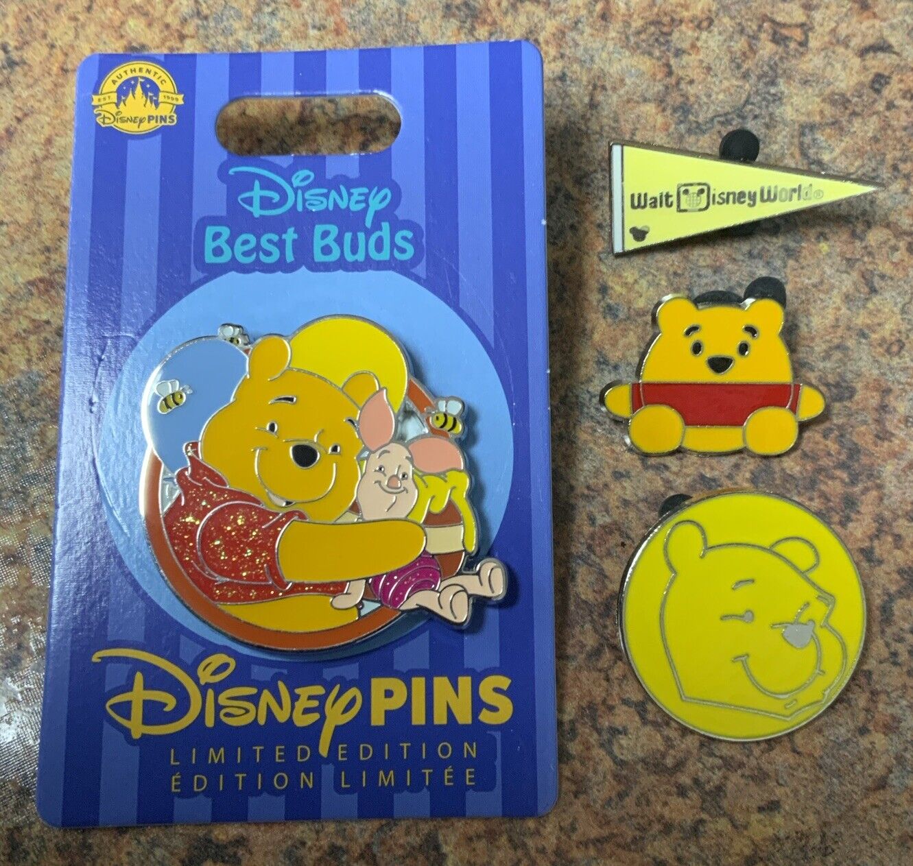 Disney Best Buds Winne The Pooh LE Pin  Plus Extra
