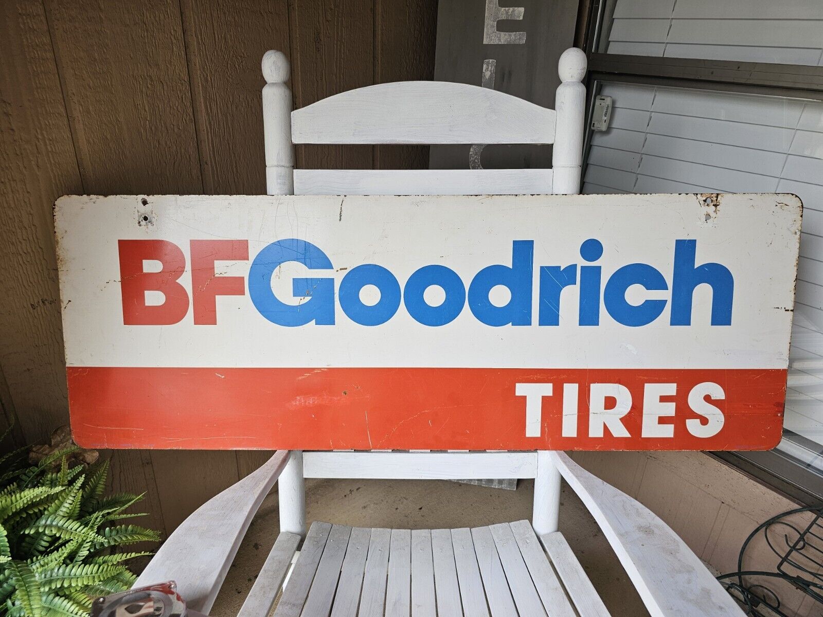 BF Goodrich Tire Sign Double Sided 48\
