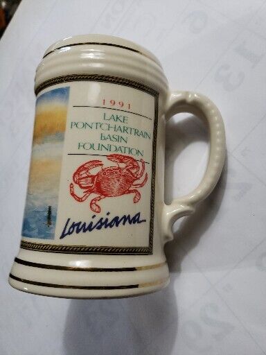 The Way It Was Beer Stein Budweiser Busch 1991 Louisiana Lake Bud Light Numbered