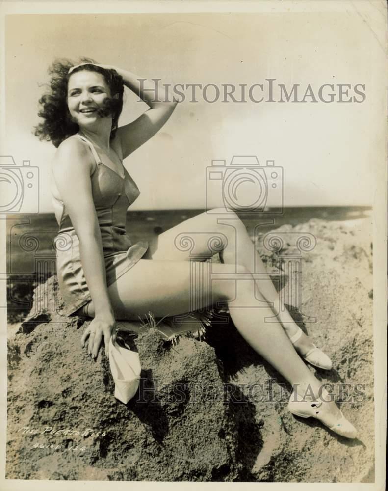 1939 Press Photo Miss America Contestant Myrtelina Besosa, Miss Puerto Rico