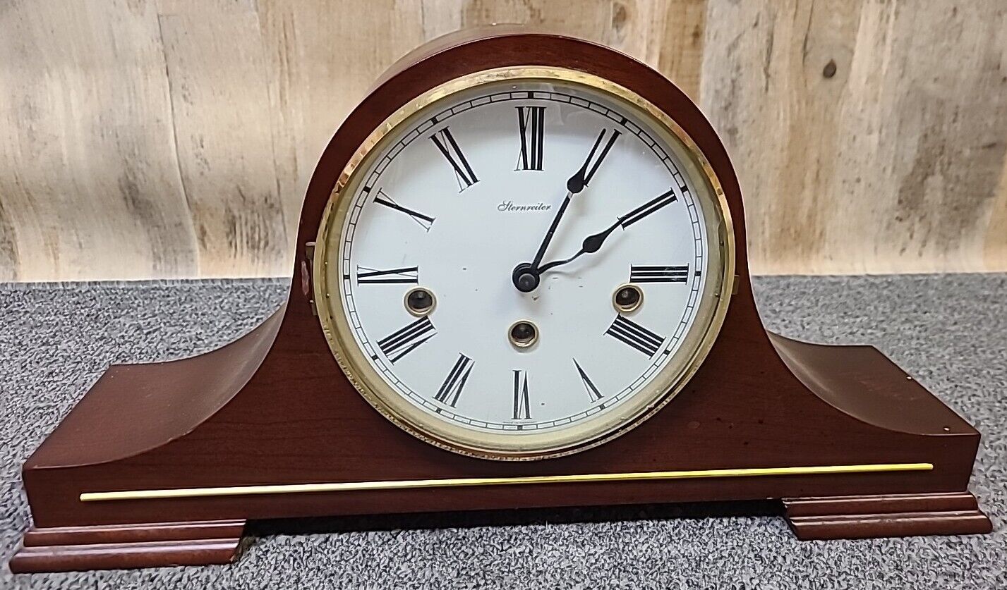 Rare Sternreiter Mantel Clock Franz Hermle 340-020A Jewels Chime Estate Find Old