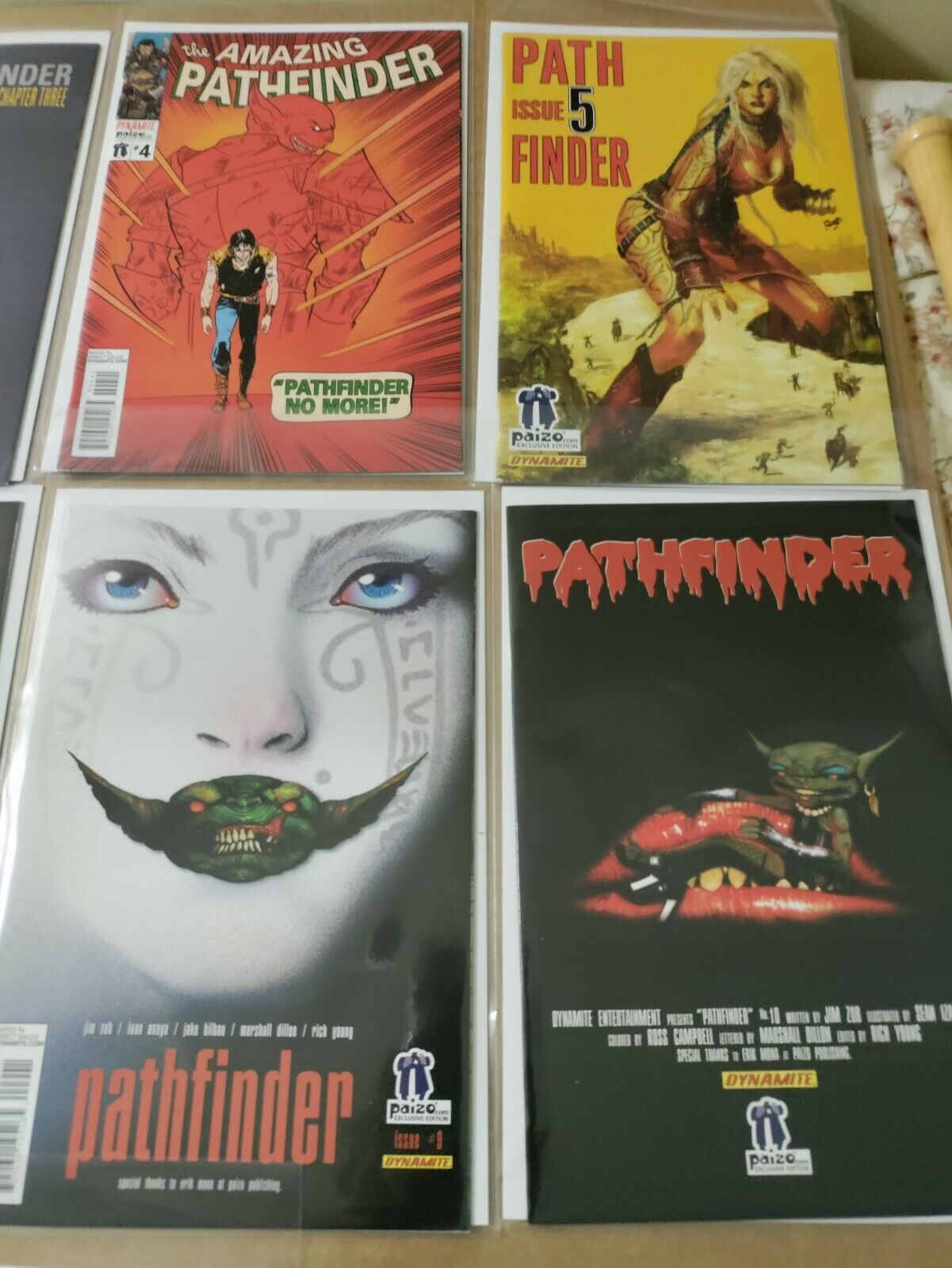 Pathfinder Dynamite Comics Issues 1 Through 12. 11 Piezo.com Exclusive Covers