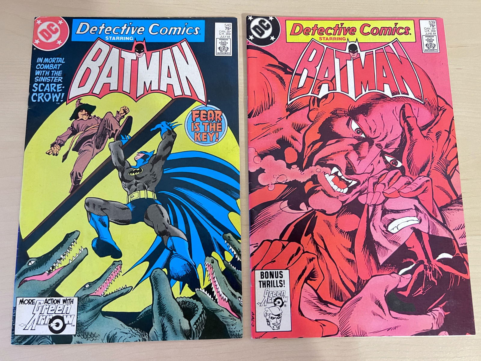 Vintage DC Comic Books Lot of 2 BATMAN