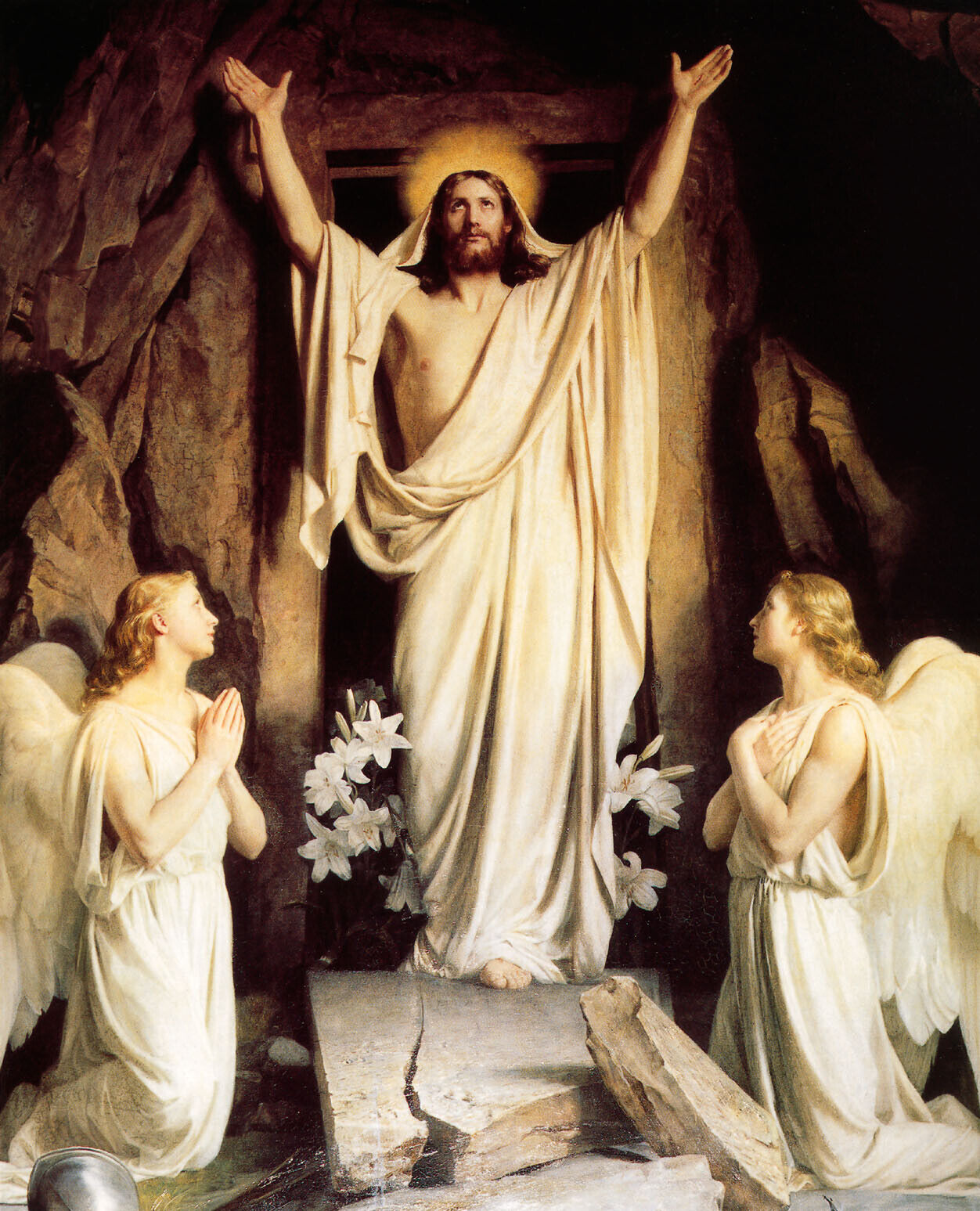 JESUS CHRIST EASTER RESURRECTION 8X10 PHOTO PICTURE CHRISTIAN ART