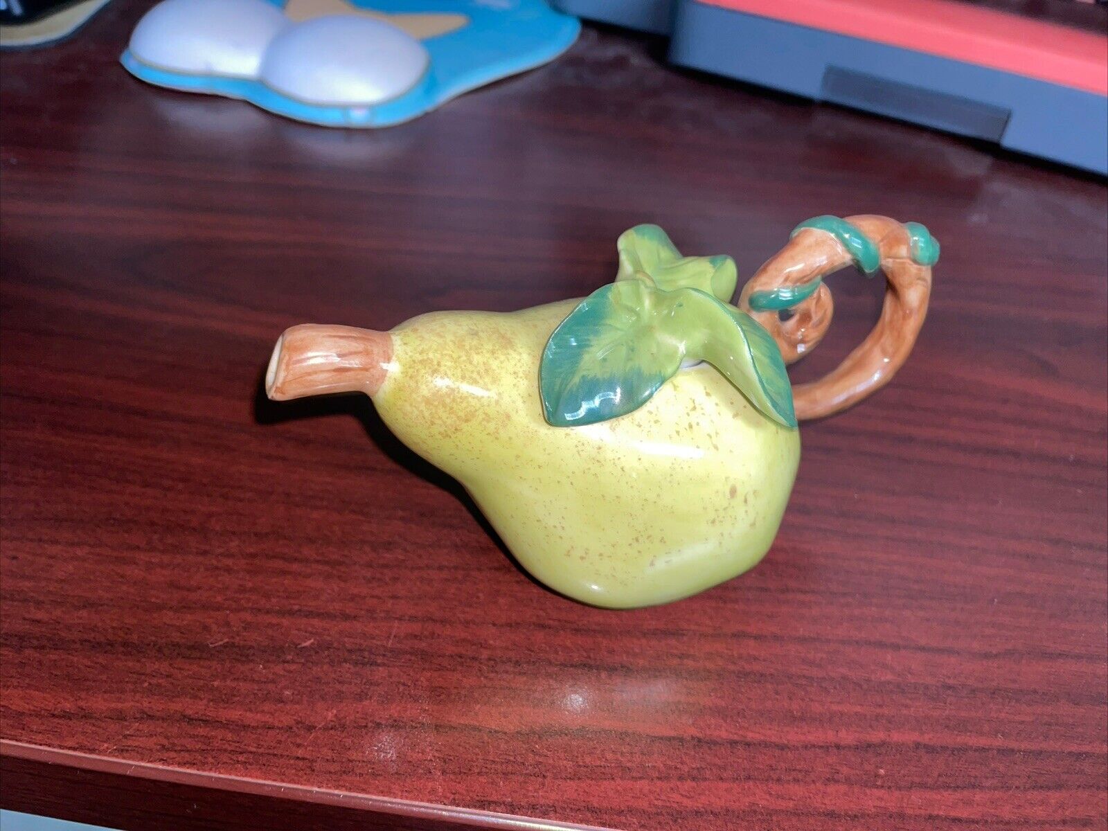 Fitz And Floyd Pear Shaped Miniature Teapot Gift Gallery,Rare Collectable, READ