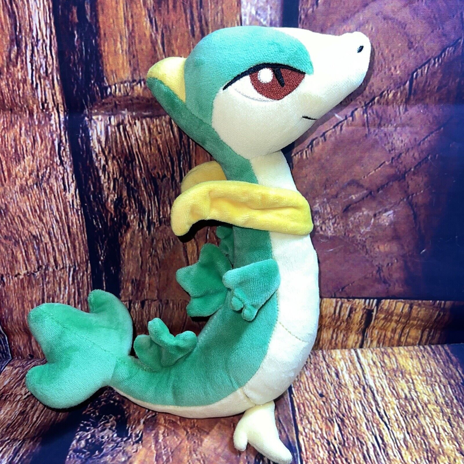 2011 Pokemon Center Servine Plush Stuffed Toy Doll Green Pokemon AUTHENTIC
