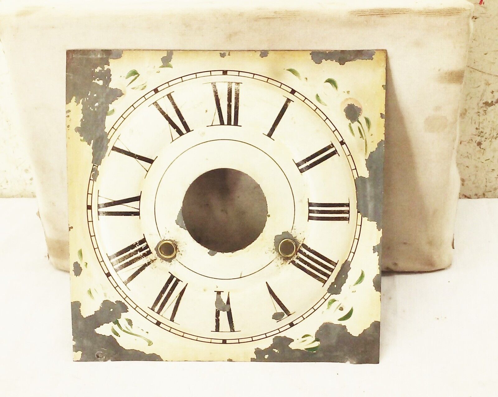 Vtg antique Seth Thomas ogee wall shelf clock Dial face REPAINT REPURPOSE