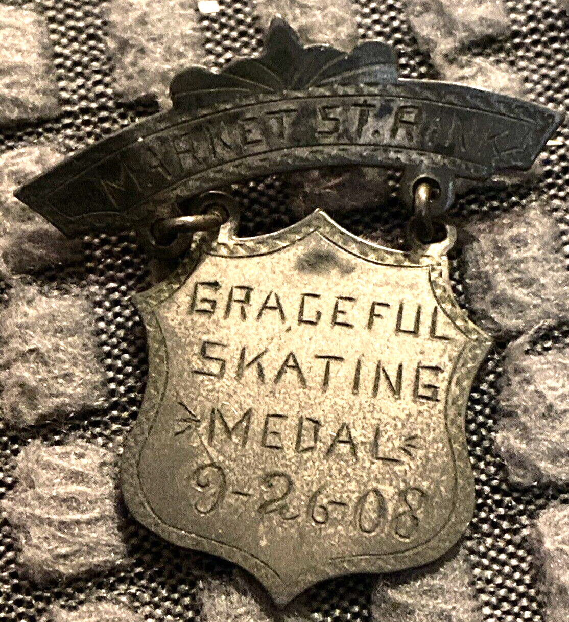 1908 Market St. Rink Graceful Skating Medal