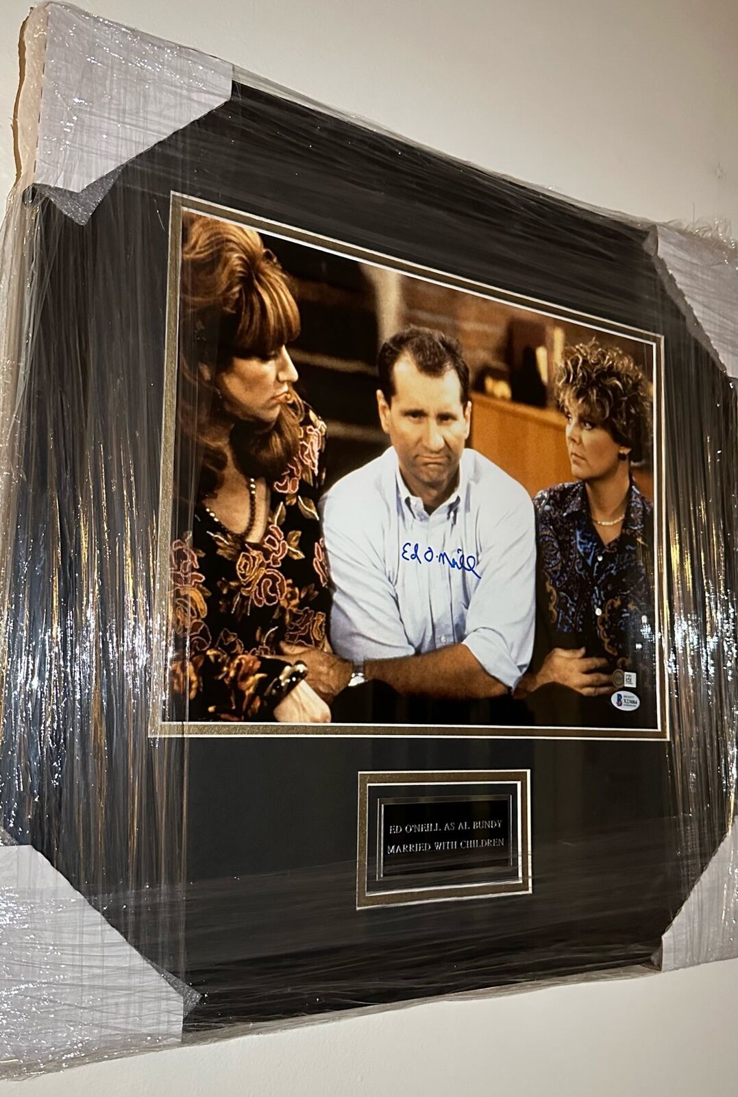 Ed O'neill Al Bundy Autographed Framed Photo Authenticated by Beckett