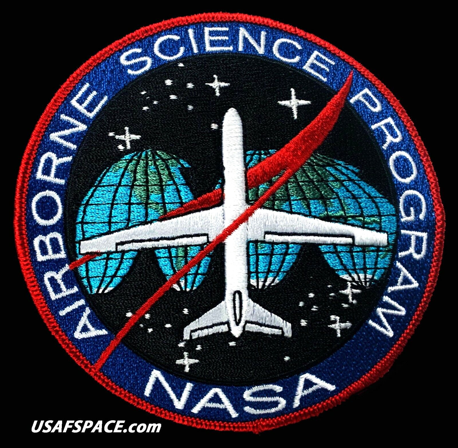 ORIGINAL AIRBOURNE SCIENCE PROGRAM - NASA JPL USAF - EARTH RESEARCH SPACE PATCH