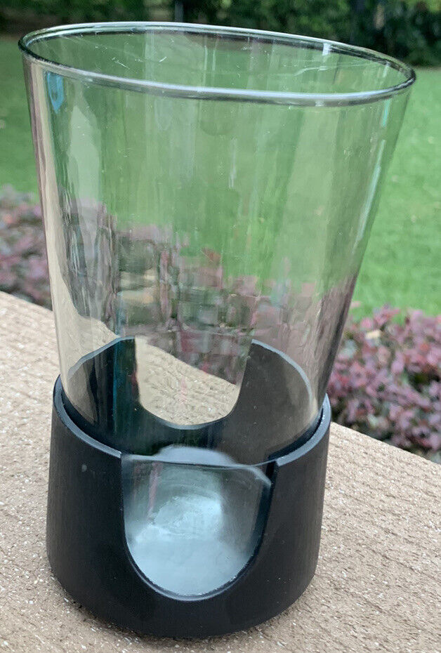CORNING PYREX Vintage Glas-Snap II Black Plastic Smoked 5\