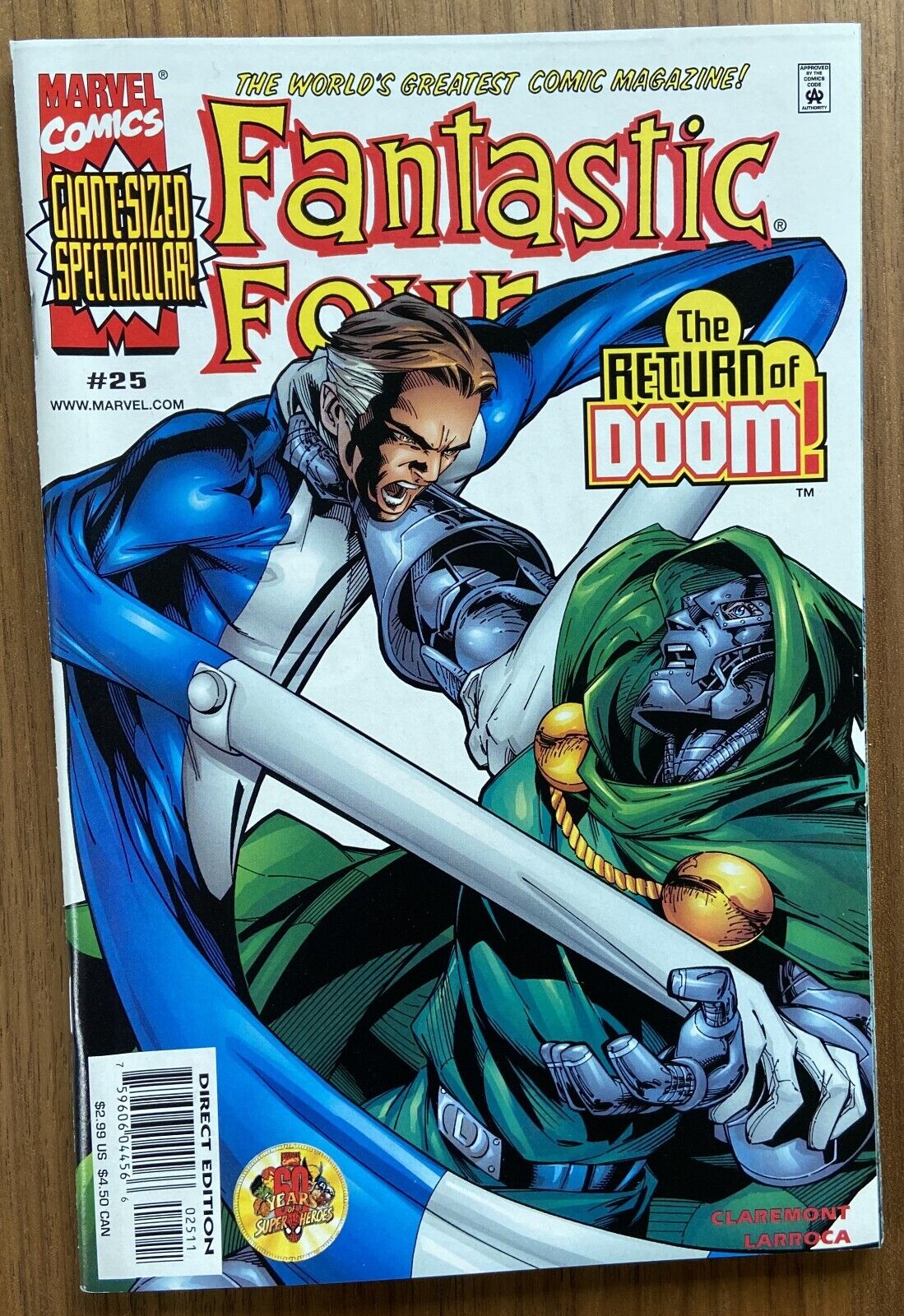 Fantastic Four #25 (v3 2000) The Return of DOOM (Marvel)