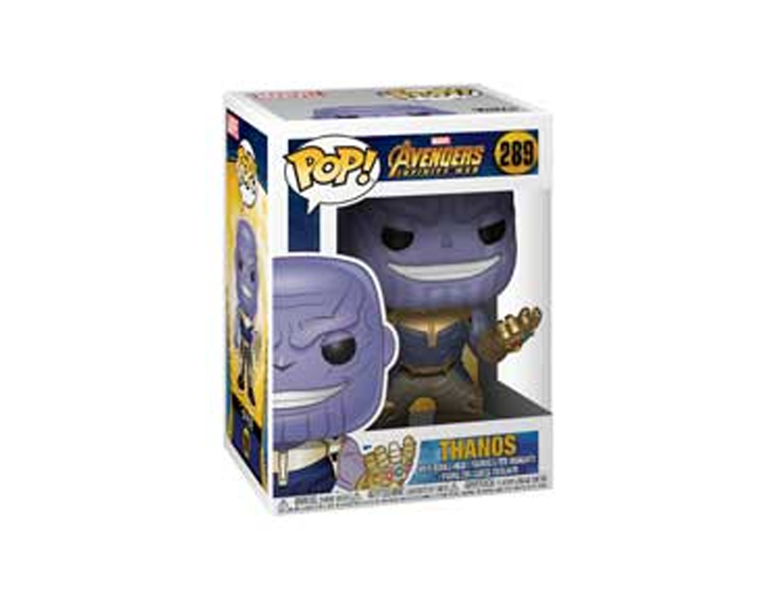 Funko POP Marvel - Avengers Infinity War - Thanos #289 with Soft Protector(B23)