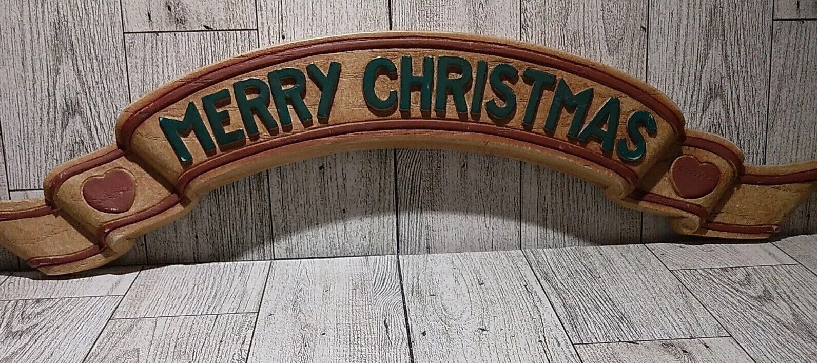 Homco Merry Christmas Wall Hanging Decorations
