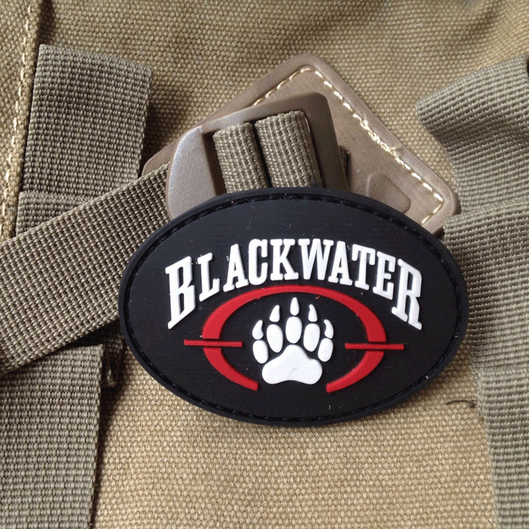 U.S.A BlackWater USA SWAT ARMY PATCH PVC HOOK PATCH BADGE