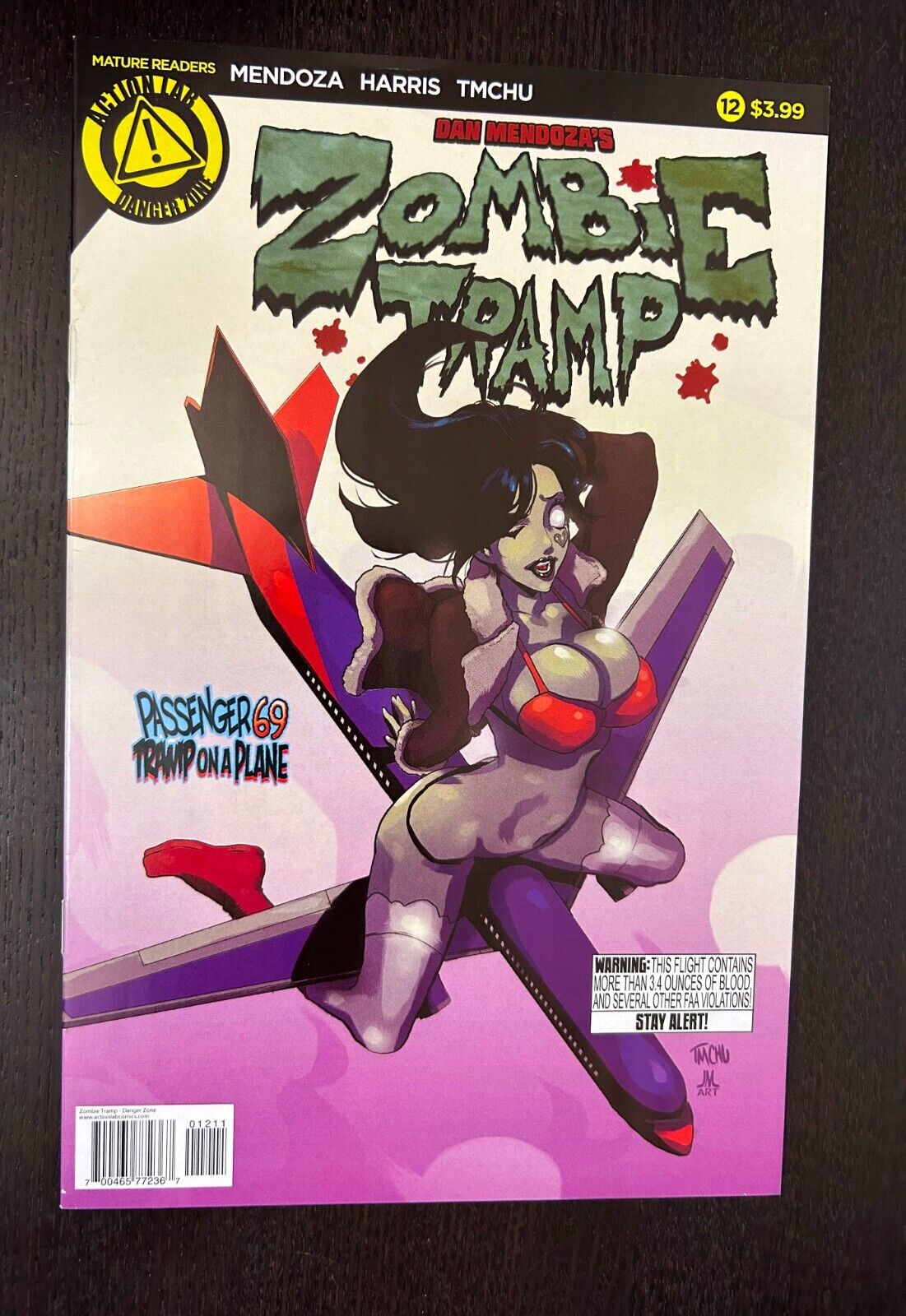 ZOMBIE TRAMP #12 (Action Lab Comics 2015) -- Bad Girl -- VF