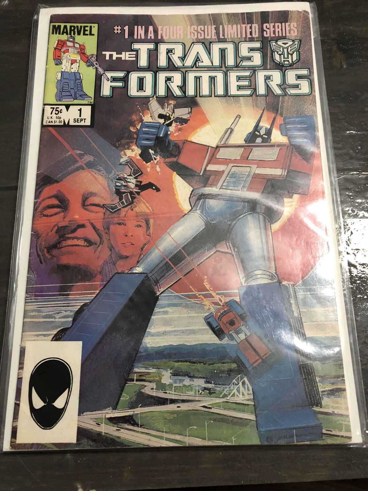 Transformers Lot 1, 2, 3, & 6 Marvel Comics 1984