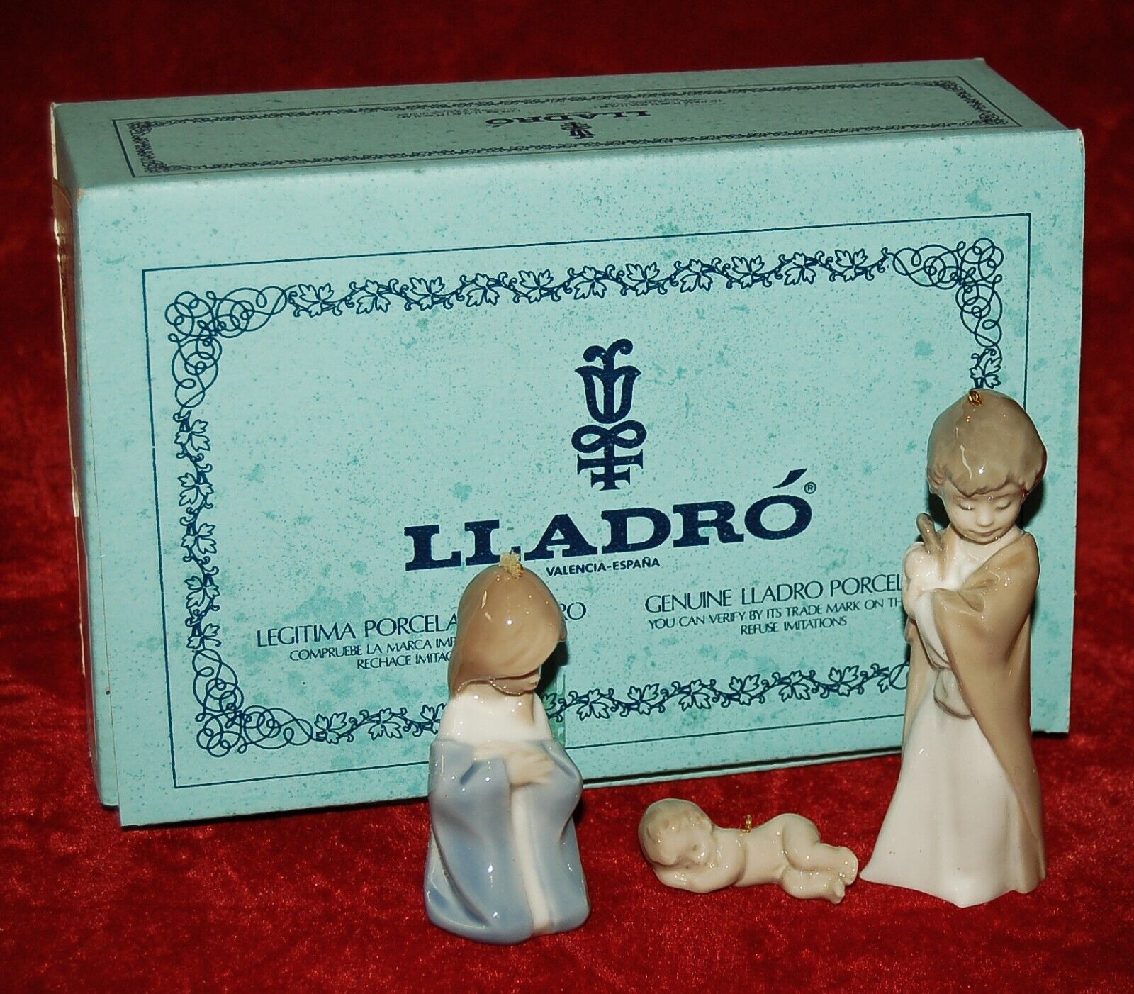 LLADRO Porcelain MINI HOLY FAMILY #5657 New In Original 1980's Box Made in Spain