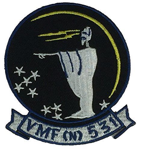 USMC VMF-531 GREY GHOSTS MARINE FIGHTER SQUADRON PATCH FA-18 HORNETS