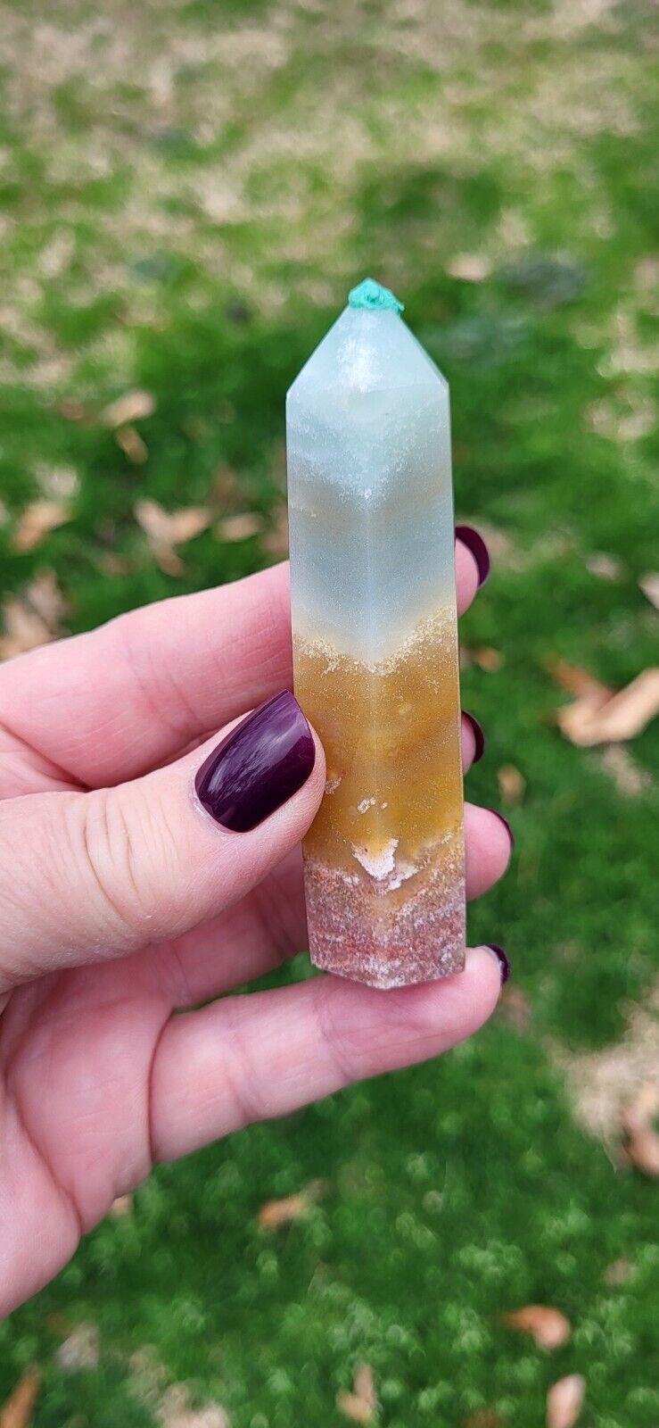 Colorful Natural Caribbean calcite tower Crystal Beautiful Piece 