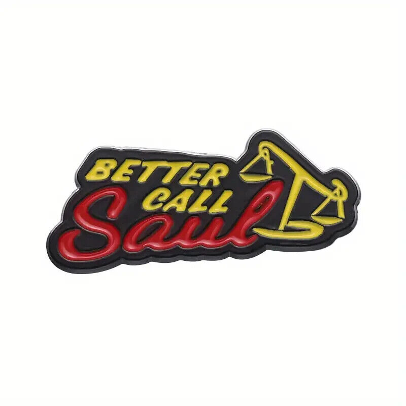 Better Call Saul AMC TV Show Legal Justice Scales Logo Enamel Lapel Hat Bag Pin