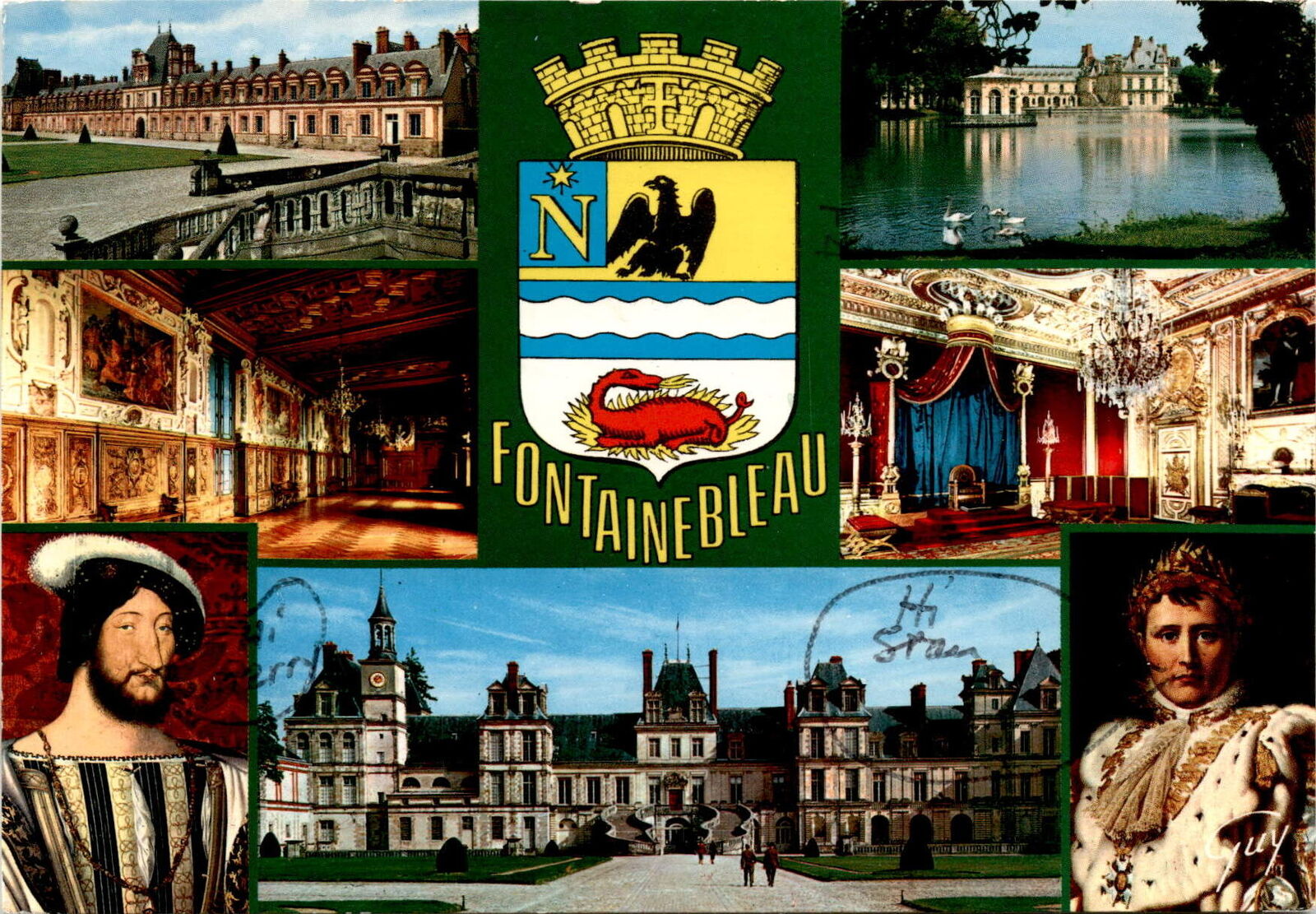 Fontainebleau, Seine-et-Marne, France Postcard