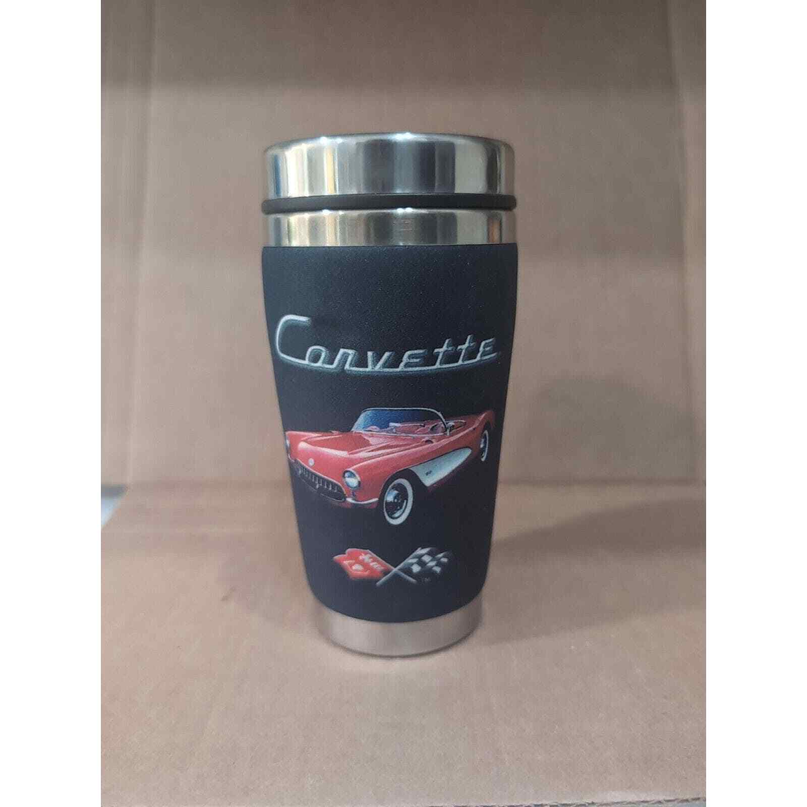 Mugzie Corvette Insulated Cup 16oz, Hand Washable, USA Made, Travel/Coffee Mug